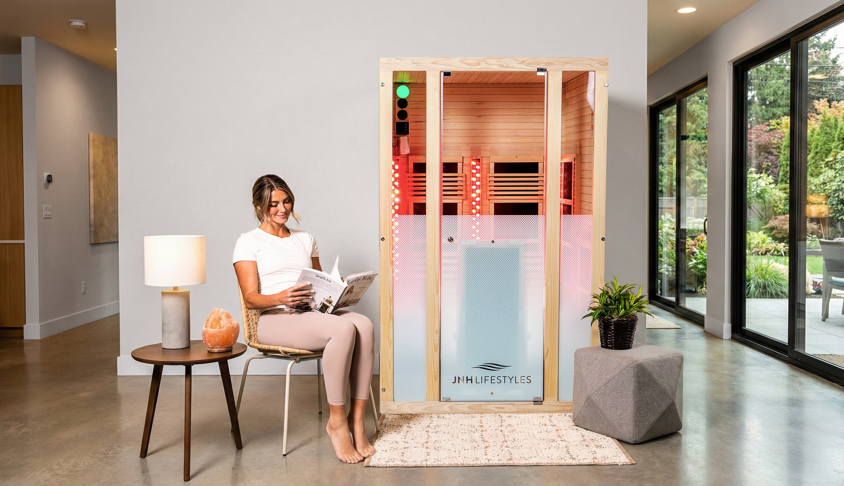 Arki Duo 170°F 2-Person Red Light Therapy Dual-Therapy Sauna Suite