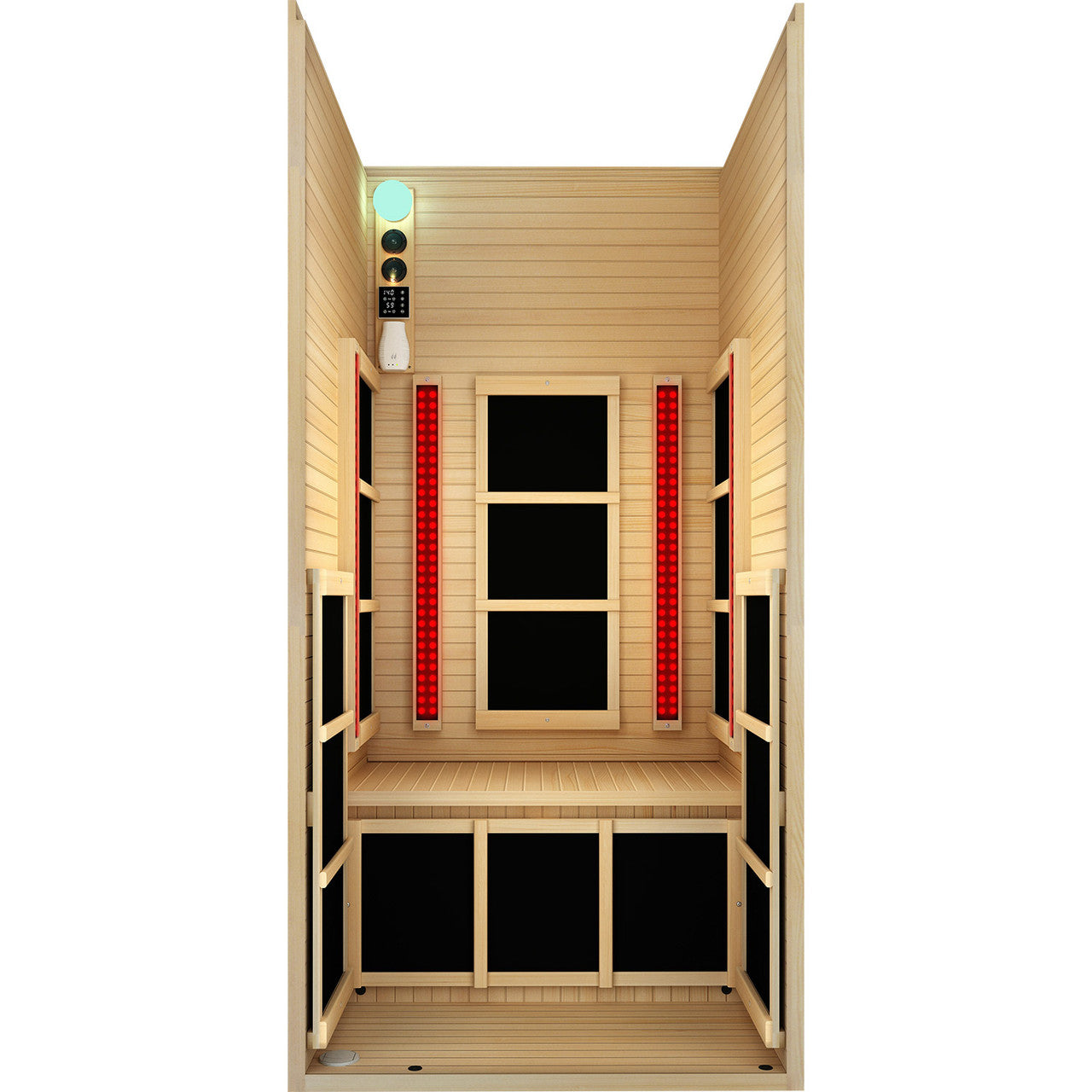 Arki Solo 170°F 1-Person Red Light Therapy Dual-Therapy Sauna Suite