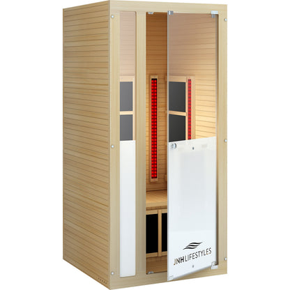 Arki Solo 170°F 1-Person Red Light Therapy Dual-Therapy Sauna Suite