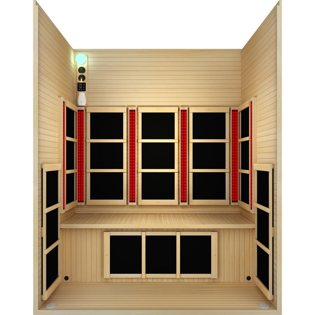 Arki Trio 170°F 3-Person Red Light Therapy Dual-Therapy Sauna Suite