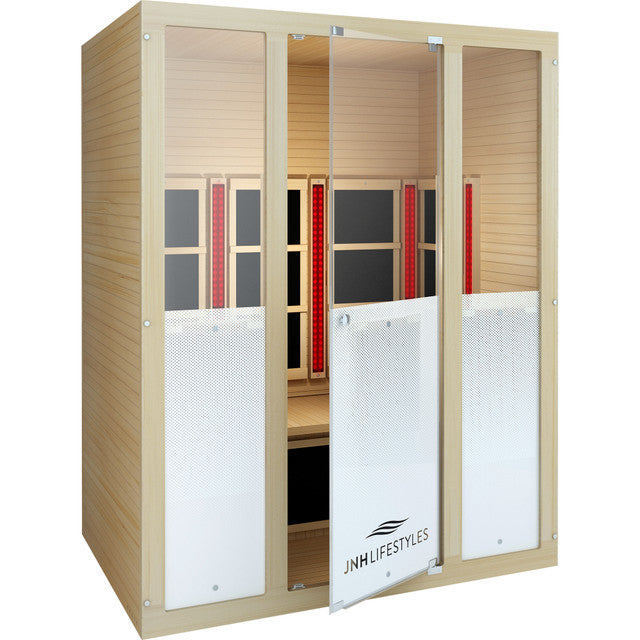 Arki Trio 170°F 3-Person Red Light Therapy Dual-Therapy Sauna Suite