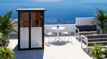 Arki Outdoor Duo 170°F 2-Person Red Light Therapy Dual-Therapy Sauna